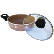 Cratita Hot Chef cu capac sticla 24 CM