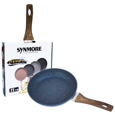 Tigaie 22 cm aluminiu antiaderenta marmorata, Synmore
