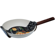 Tigaie granit 26 cm antiaderenta crem fara capac Synmore