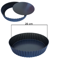 Forma tarta rotunda antiaderenta cu baza detasabila 26 cm Adison