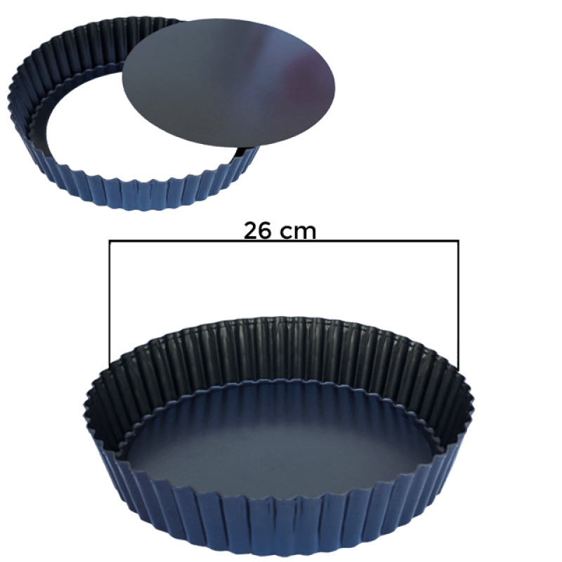 Forma tarta rotunda antiaderenta cu baza detasabila 26 cm Adison