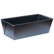 Tava copt dreptunghiulara 30x14 cm neagra texturata, Adison