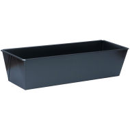Tava cozonac 30 x 10.5 cm dreptunghiulara neagra