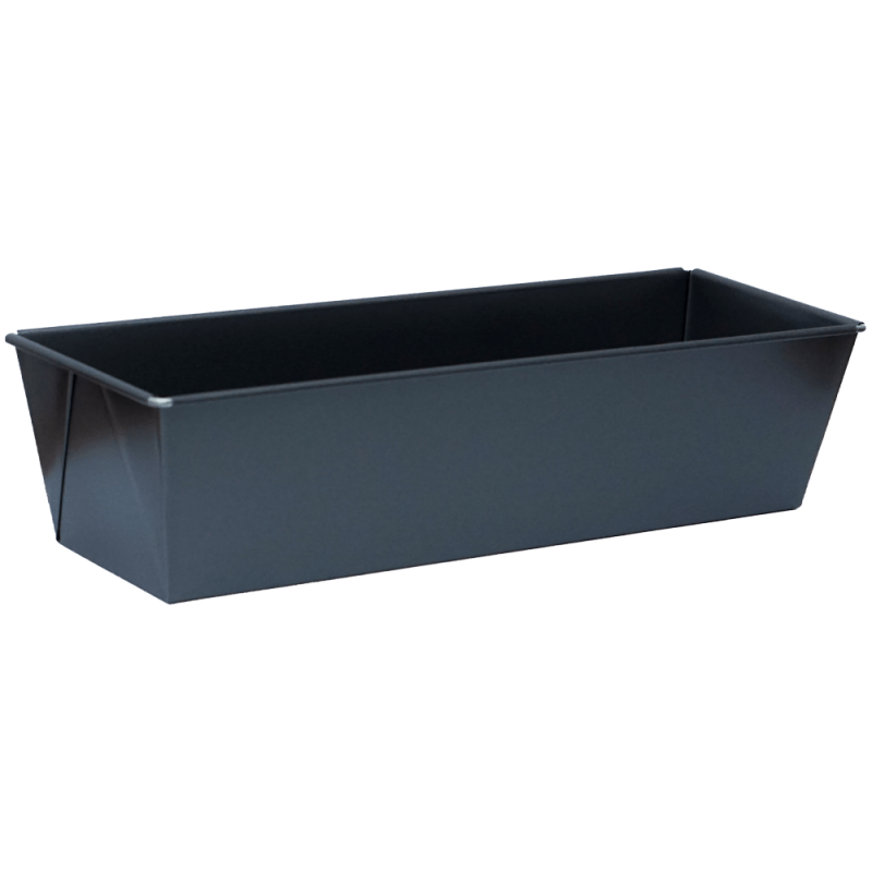 Tava cozonac 30 x 10.5 cm dreptunghiulara neagra