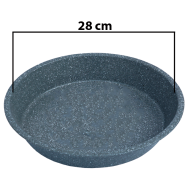 Tava pentru copt rotunda antiaderenta marmorata 28 cm Adison