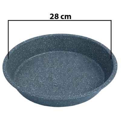 Tava pentru copt rotunda antiaderenta marmorata 28 cm Adison