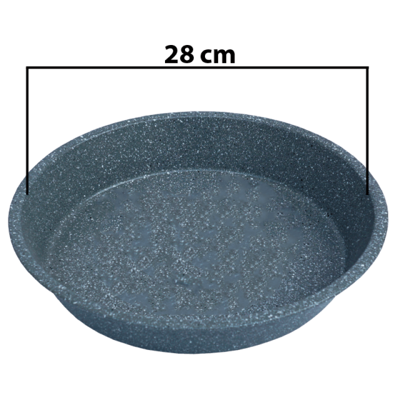 Tava pentru copt rotunda antiaderenta marmorata 28 cm Adison