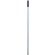 Coada metal cu filet, maner albastru 145.5 cm