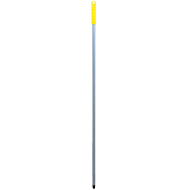 Coada metal cu filet, maner galben 145.5 cm