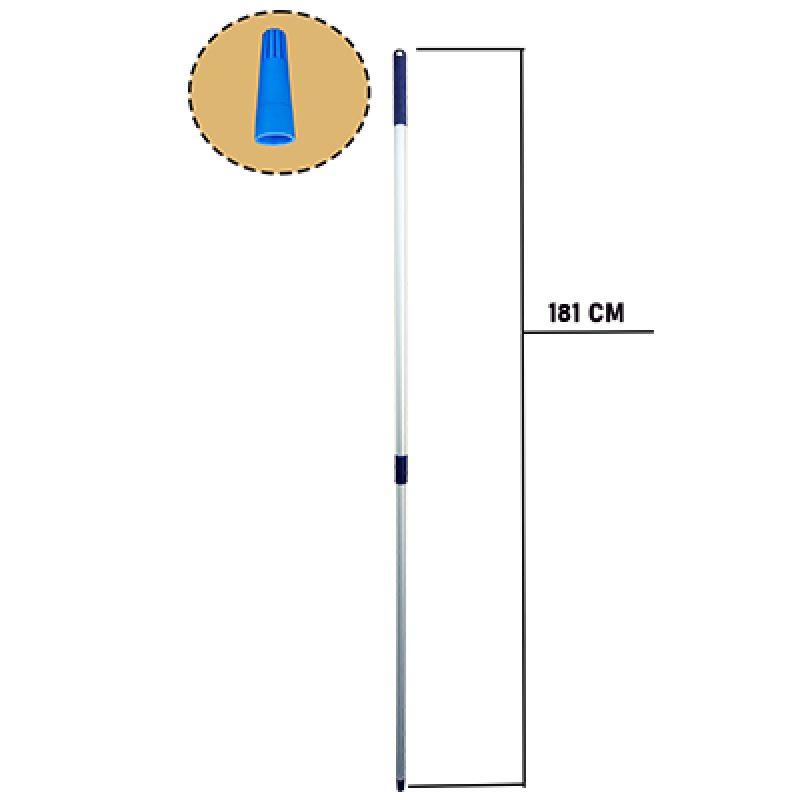 Coada telescopica aluminiu 181 cm