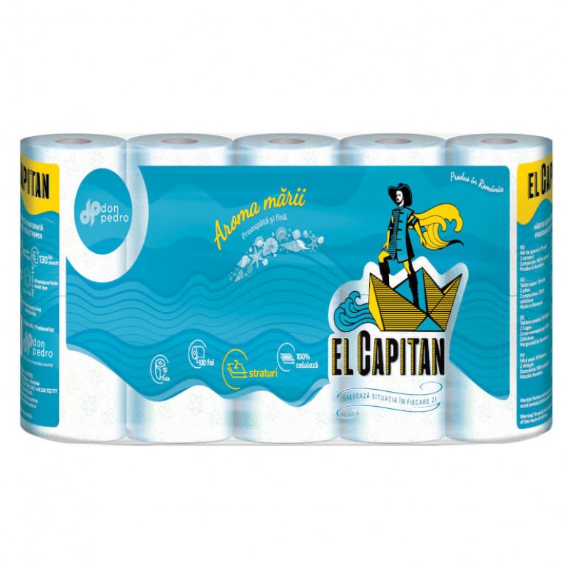 Hartie igienica El Capitan 2 straturi 10 role