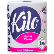 Prosop de bucătărie 3 straturi 334 foi Kilo Home Clean 80.3 m