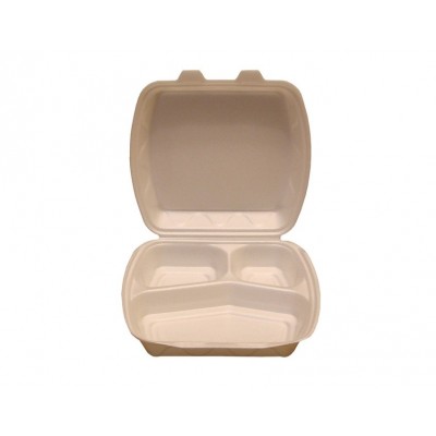 Caserola cu 3 compartimente set 100 buc