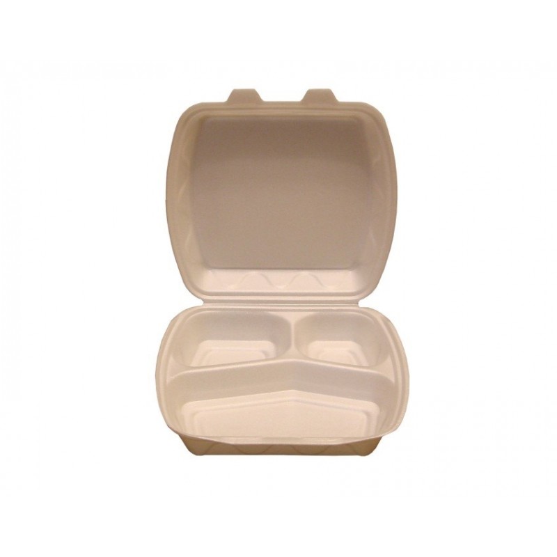 Caserola cu 3 compartimente set 100 buc