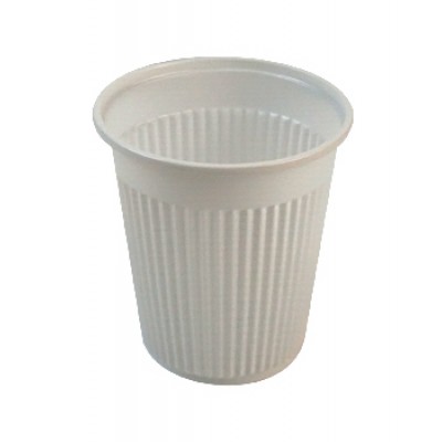 Pahar plastic alb 200 ml Premium 100 buc