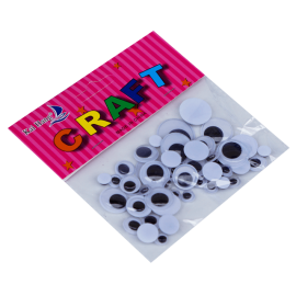 Accesorii pentru craft - ochisori pe diverse marimi, 10 G*12 pungute/set