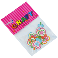 Accesorii pentru craft - sweety in diverse culori, 8 buc*12 pungute/set