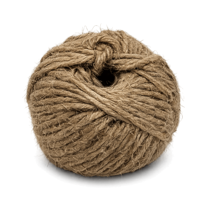 Sfoara iuta naturala 4 mm ghem 500 g pentru gradina macrame colete Adison