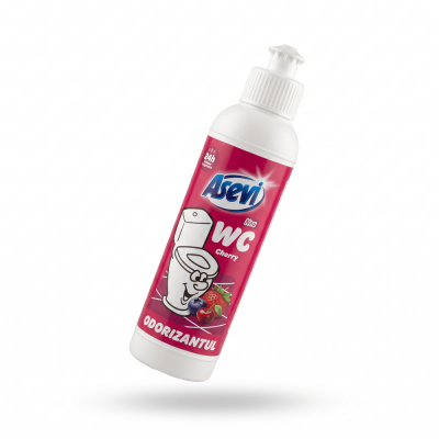 Odorizant wc gel aroma de cirese parfum baie 200 ml Asevi