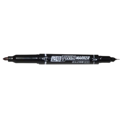 Marker cd cu 2 capete negru Aihao