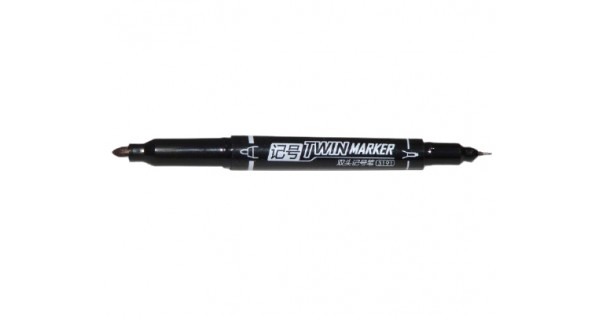 Marker cd cu 2 capete negru Aihao | Livrare din stoc pana la usa ta!