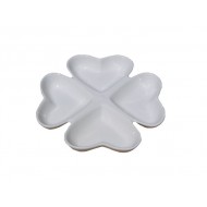 Farfurie ceramică cu 4 compartimente 19 cm