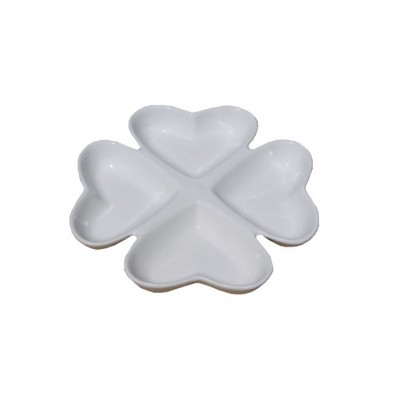 Farfurie ceramică cu 4 compartimente 19 cm