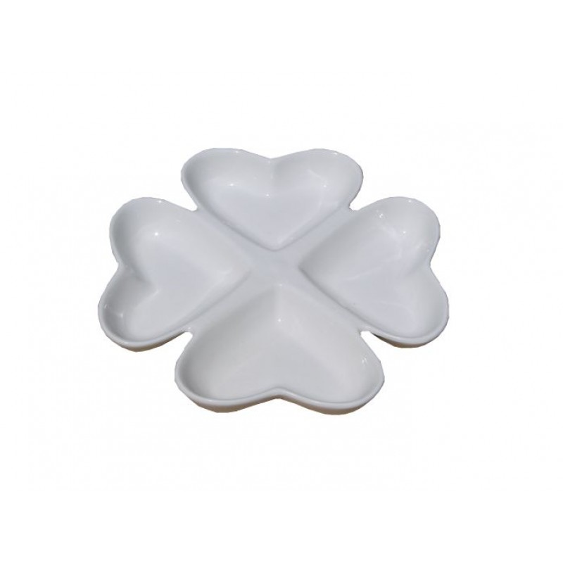 Farfurie ceramică cu 4 compartimente 19 cm