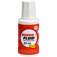 Fluid corector cu pensula pe baza de solvent, Kores, 20 ML