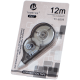 Banda corectoare plastic 5mmx12m, alba, birou corectare scriere Toonyos