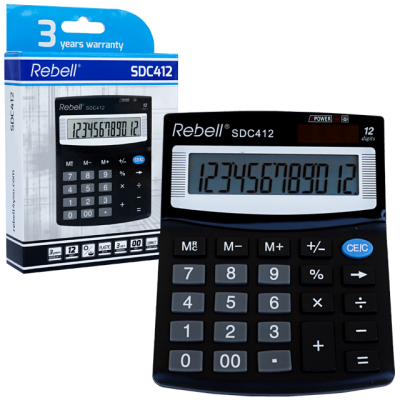 Calculator Birou REBELL SDC412