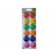 Magneti color pentru whiteboard 3 cm 12 buc