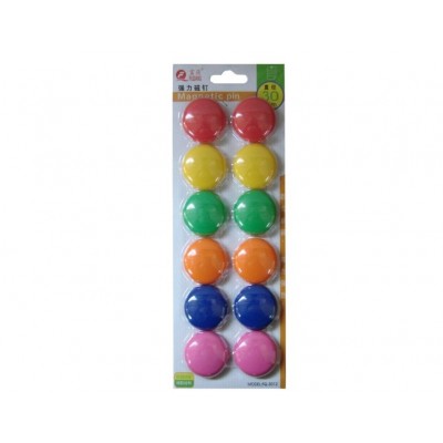 Magneti color pentru whiteboard 3 cm 12 buc