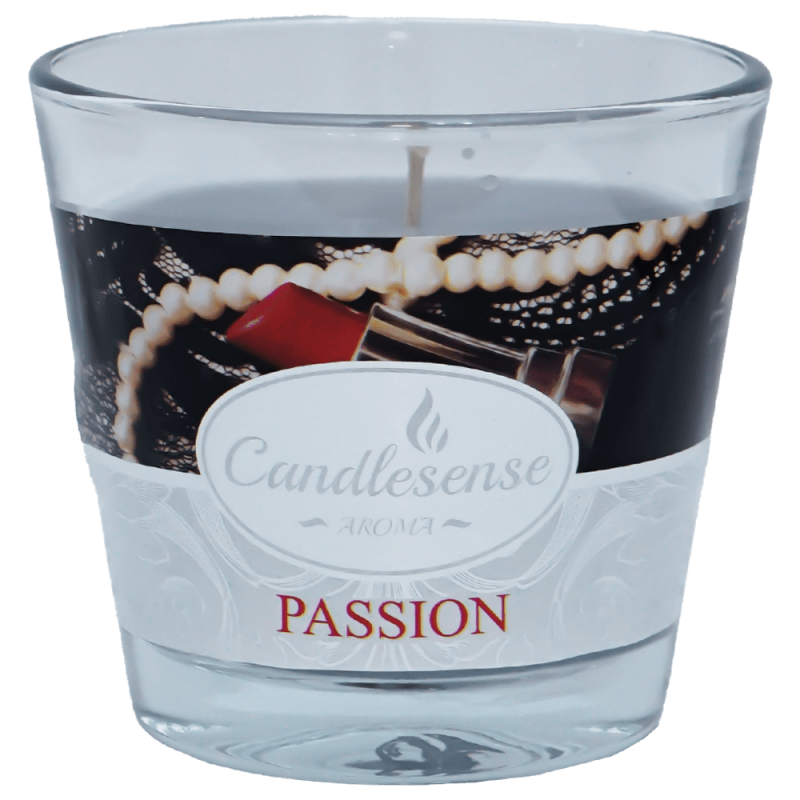 Lumanare parfumata Passion 26 ore in pahar de sticla Candlesense