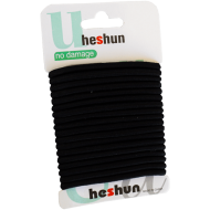 Set 18 elastice negre rotunde *12 tiple