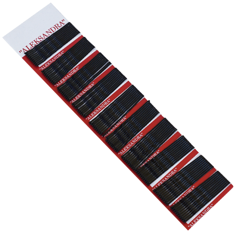Set agrafe de par, 100 de bucati, metal, negre, 5.7 CM - Ideale pentru orice tip de par