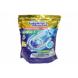 Detergent Tablete pentru Masina de Spalat Vase Glanz Meister 90 Capsule