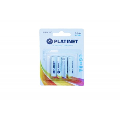 Baterii Alcaline R3 4 buc/set Platinet