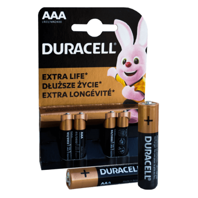 Baterii Alcaline R3 4 buc/set Duracell