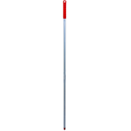 Coada metal cu filet, maner rosu 145.5 cm