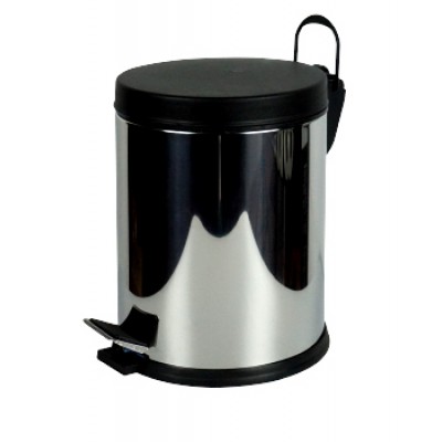 Cos gunoi inox cu pedala 5 l
