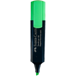 Textmarker fluorescent verde Faber-Castell 