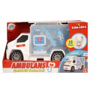 Ambulanta jucarie cu accesorii doctor