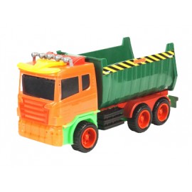 Camion de jucarie cu roti mari si detalii realiste pentru copii