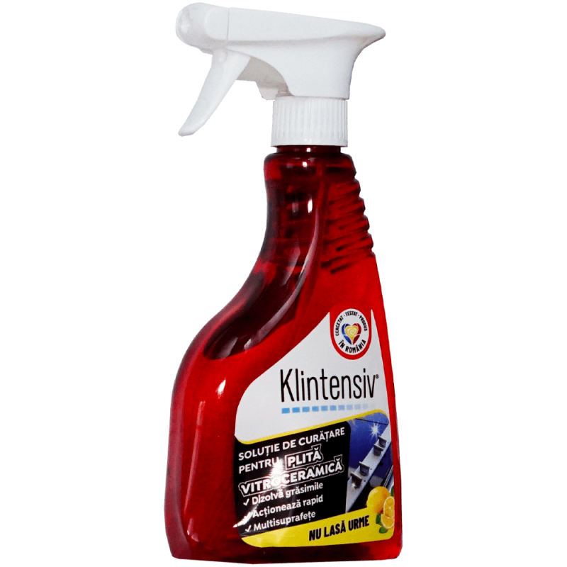 Soluție curățare plită vitroceramică Klintensiv 500 ml