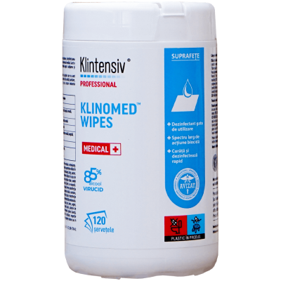 Klinomed Wipes tub Klintensiv 120 buc