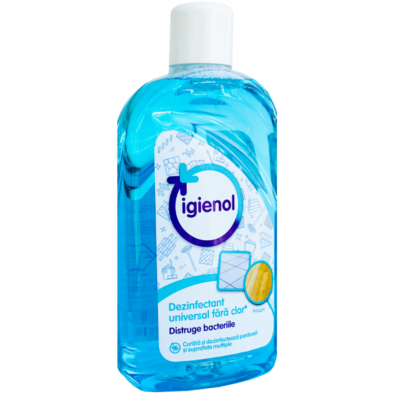 Dezinfectant universal fara clor pentru suprafete si obiecte, Igienol, 1 L