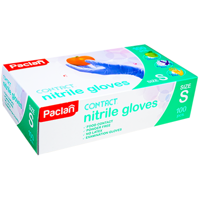 Manusi nitril 100 buc mov S Paclan