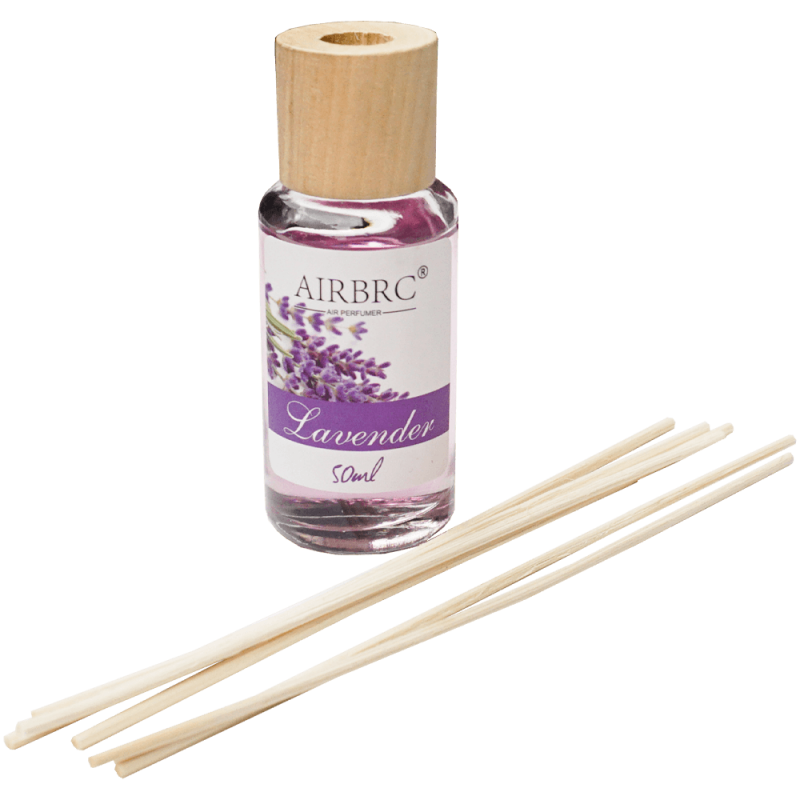 Odorizant de camera la sticluta cu betisoare, Airbrc, aroma de lavanda, 50 ML