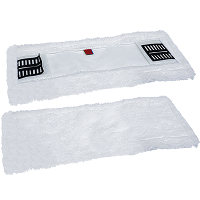 Rezerva mop plat microfibra alb cu aripi